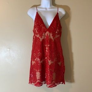 Free People Sequin Lace Dress Size 4